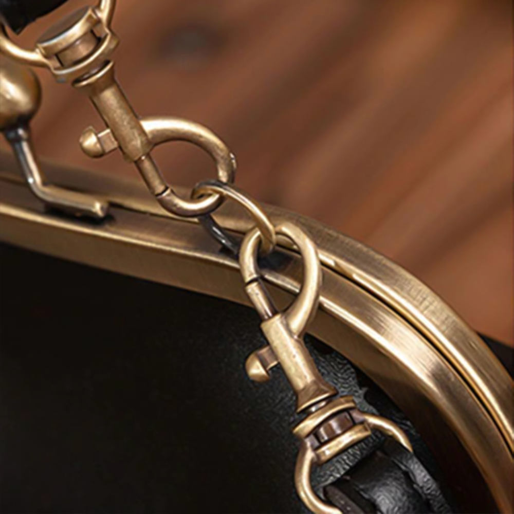 Borsa vintage Kiss-Lock - Essenziale retrò chic