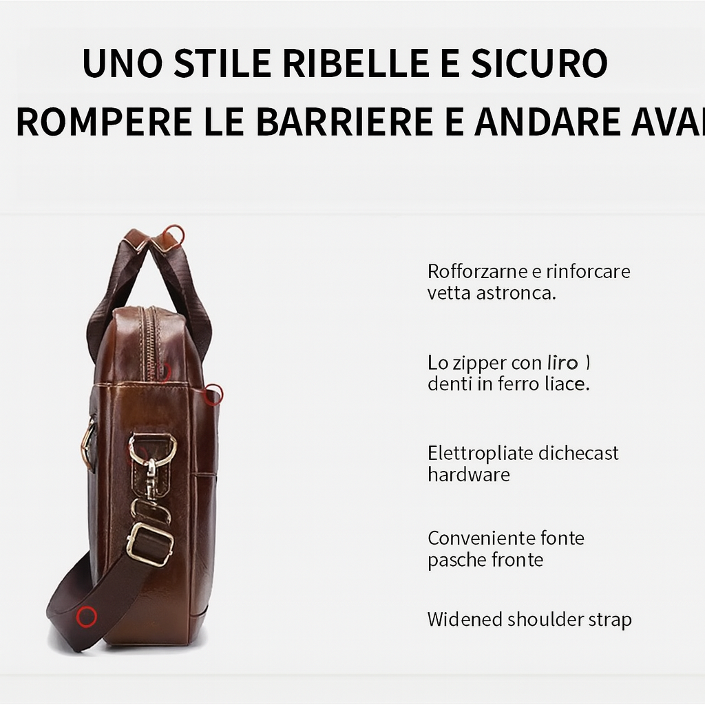 Tyler – Valigetta a Tracolla Vintage in Pelle