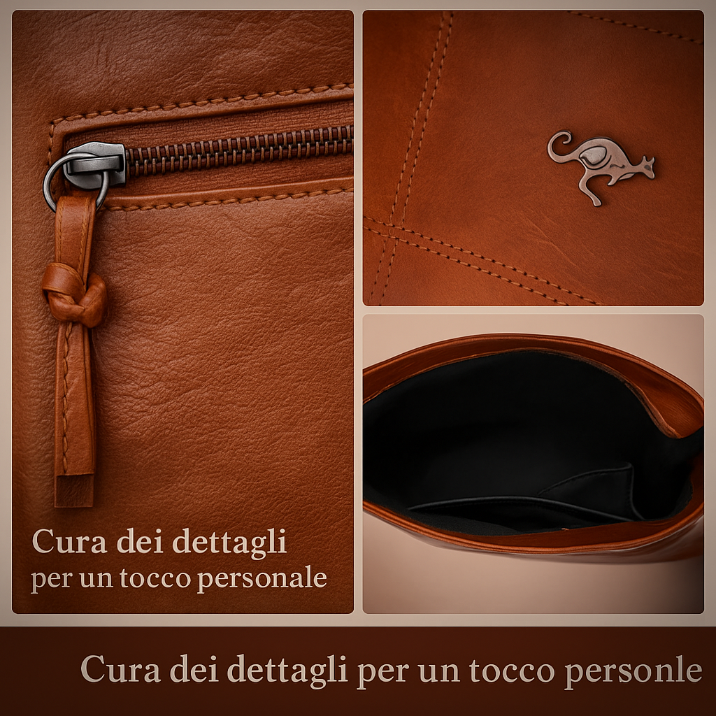 Muriel – Fascino Vintage | Borsa a Spalla in Pelle