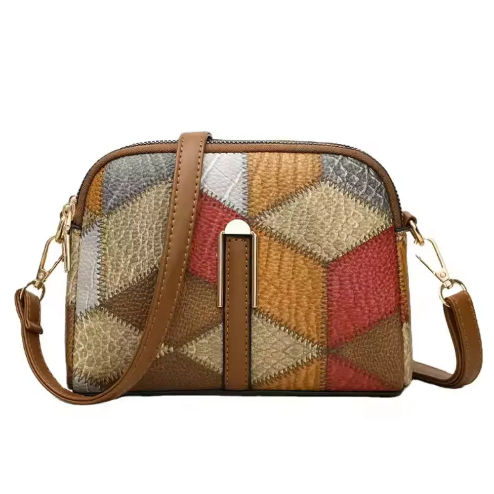 Luna – Borsa Mini Patchwork a Tracolla