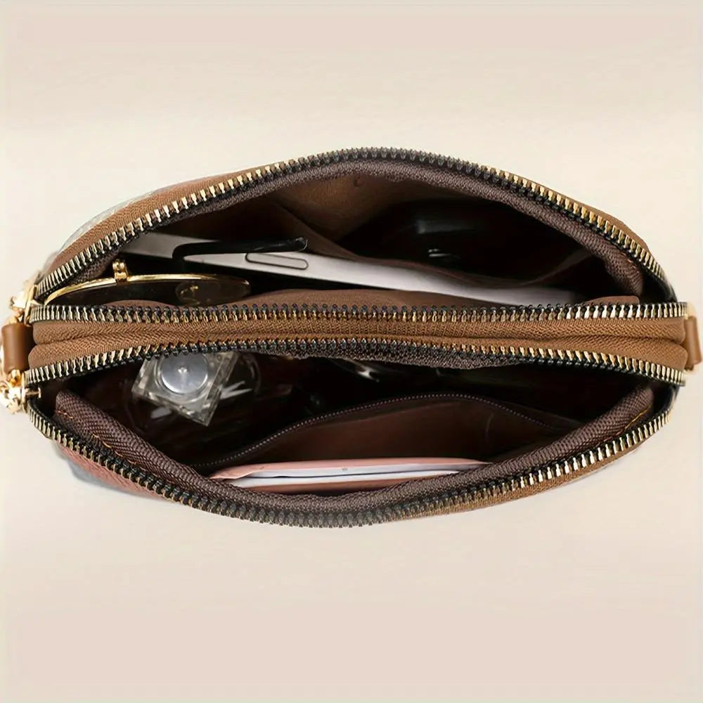 Luna – Borsa Mini Patchwork a Tracolla