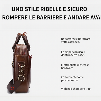 Tyler – Valigetta a Tracolla Vintage in Pelle