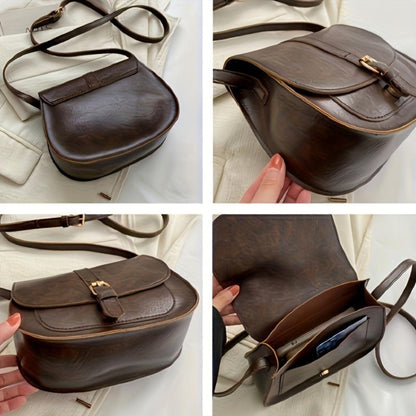 Borsa a tracolla Evelyn Classic Saddle