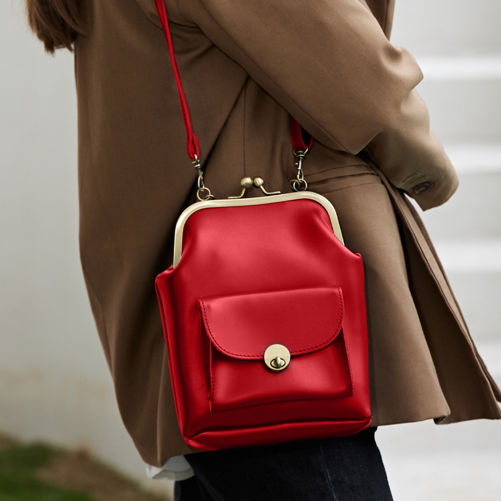 Borsa vintage Kiss-Lock - Essenziale retrò chic