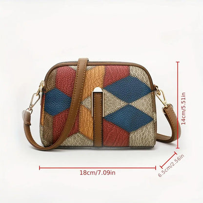 Luna – Borsa Mini Patchwork a Tracolla