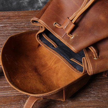 Jeffrey – Zaino Classico e Resistente in Pelle