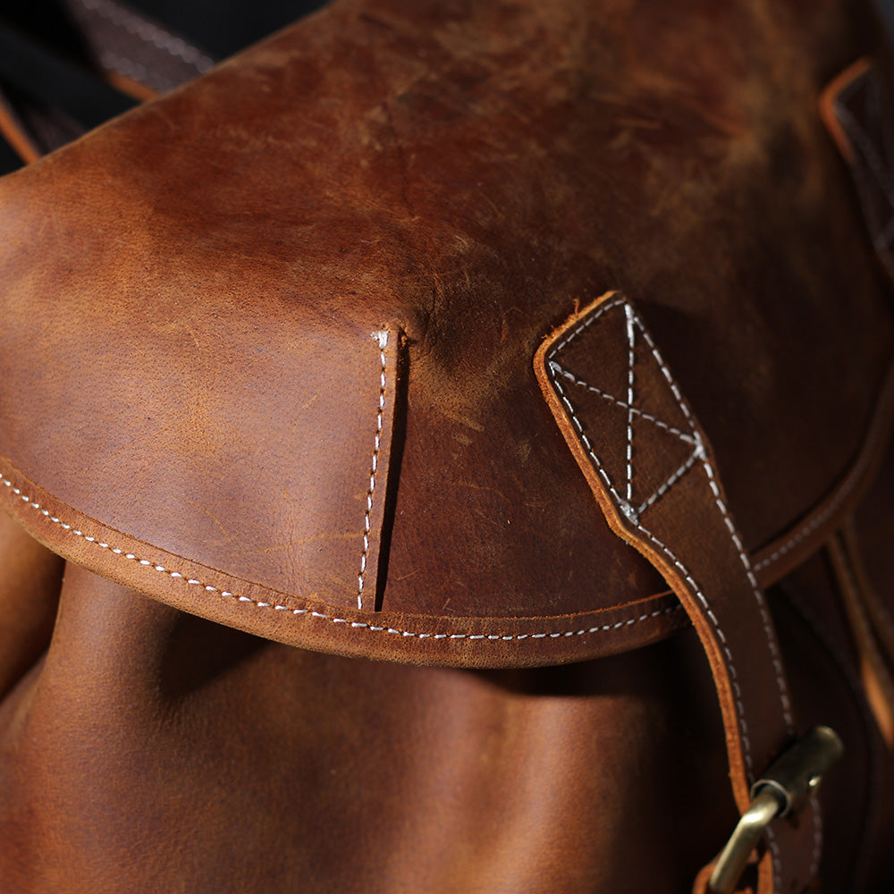 Jeffrey – Zaino Classico e Resistente in Pelle