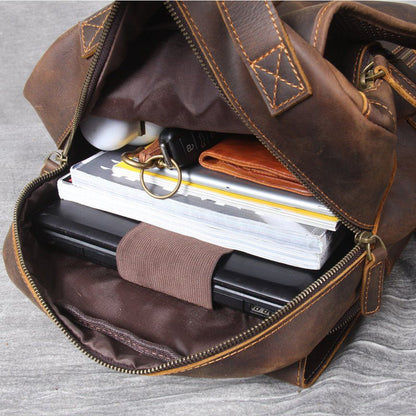 Jason – Zaino Premium in Pelle Colore Cuoio